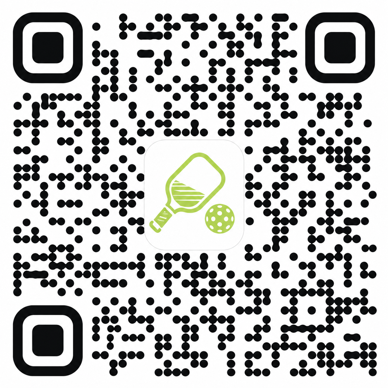 PickleTime booking QR code