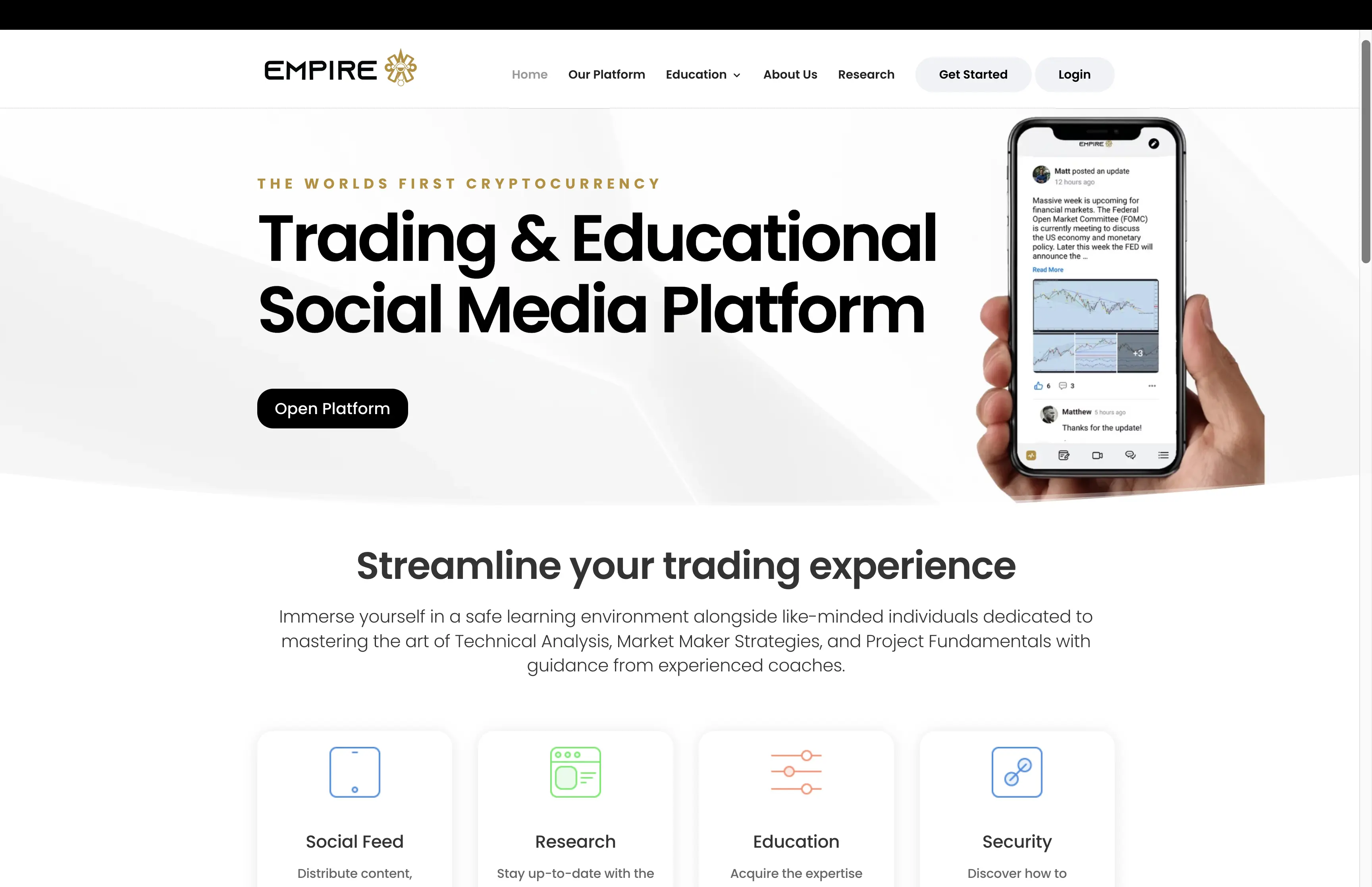 Empire Crypto Trading Platform